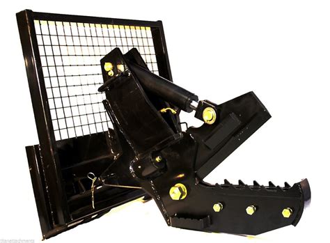 skid steer rotating tree shear|tree cutter attachment skid steer.